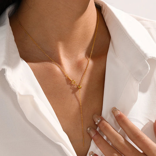 Minimal Drop Necklace