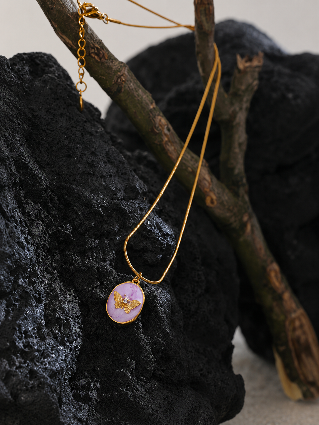 Flora Butterfly Necklace