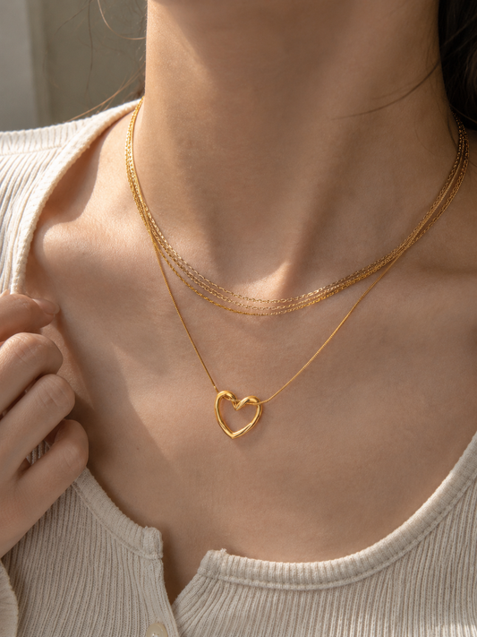 Darla Heart Necklace