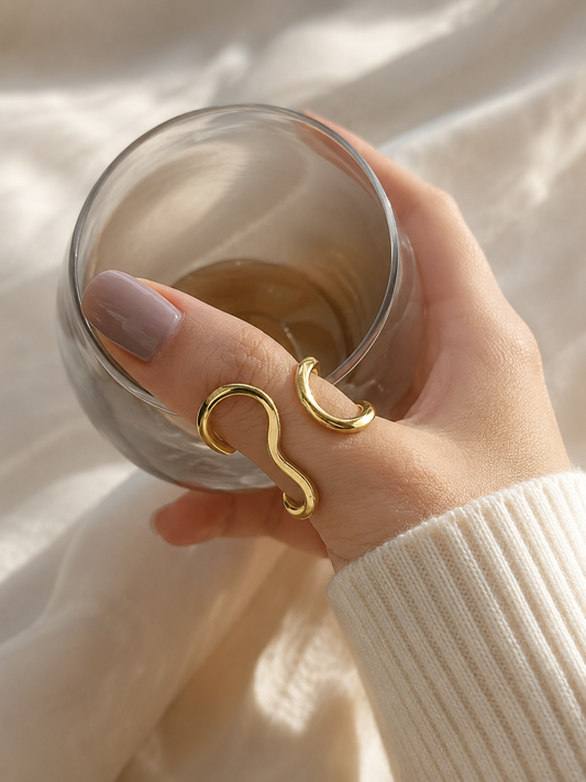 Aurelia Wave Ring