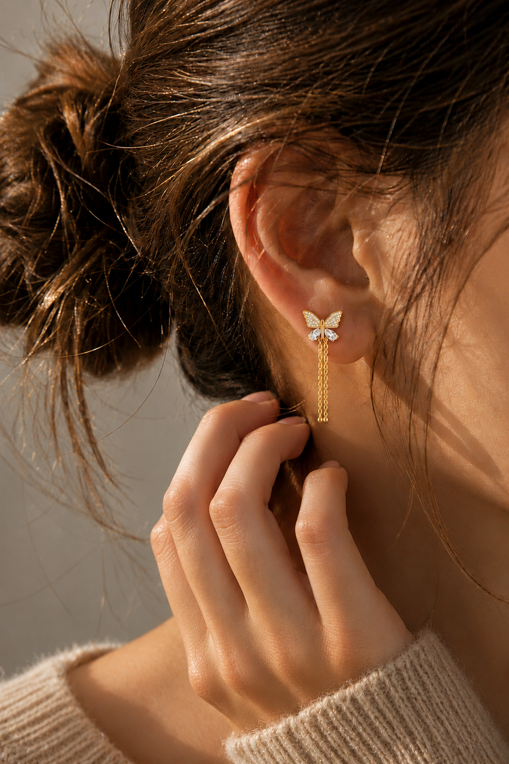 Butterfly Tassel Earring
