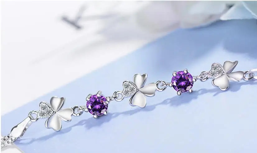 Clover Spark Anklet