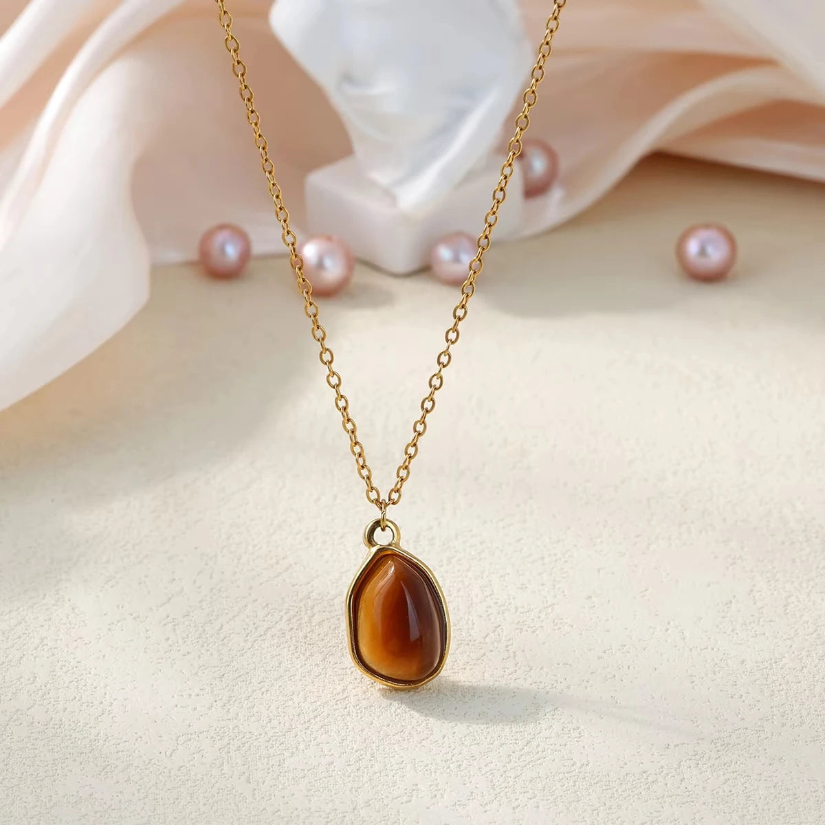 Amber Glow Necklace