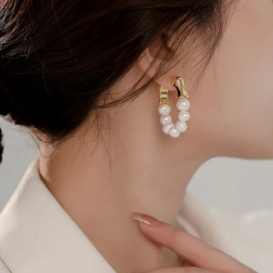 Seafoam Pearl Earrings