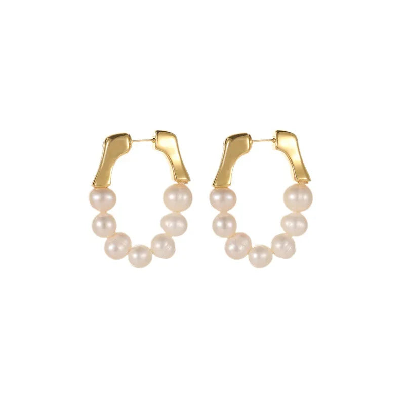 Seafoam Pearl Earrings