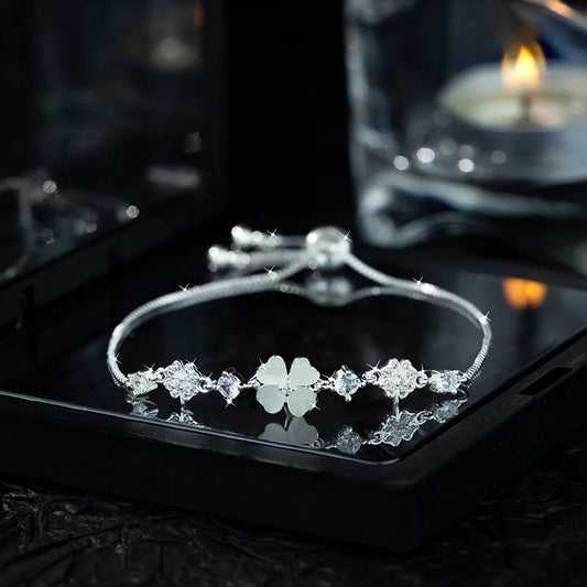 Clover Crystal Bracelet