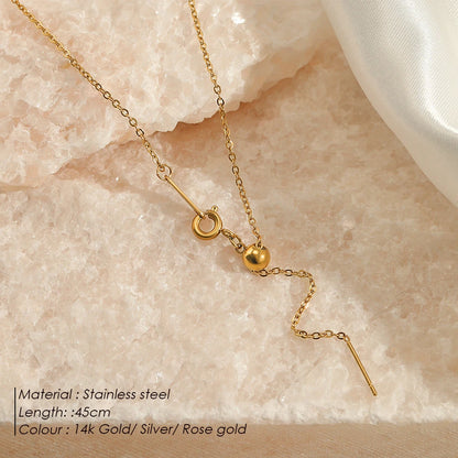 Minimal Drop Necklace