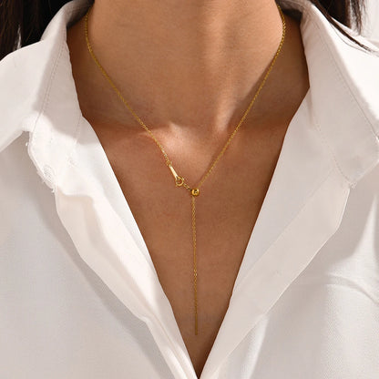 Minimal Drop Necklace