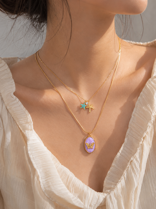 Flora Butterfly Necklace