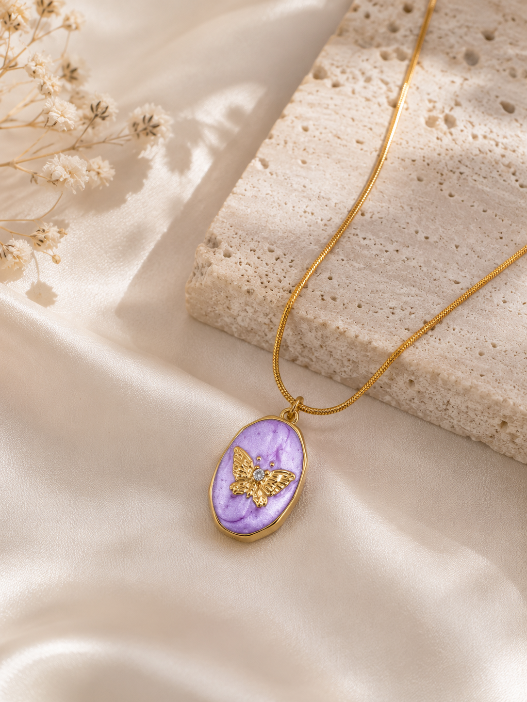 Flora Butterfly Necklace