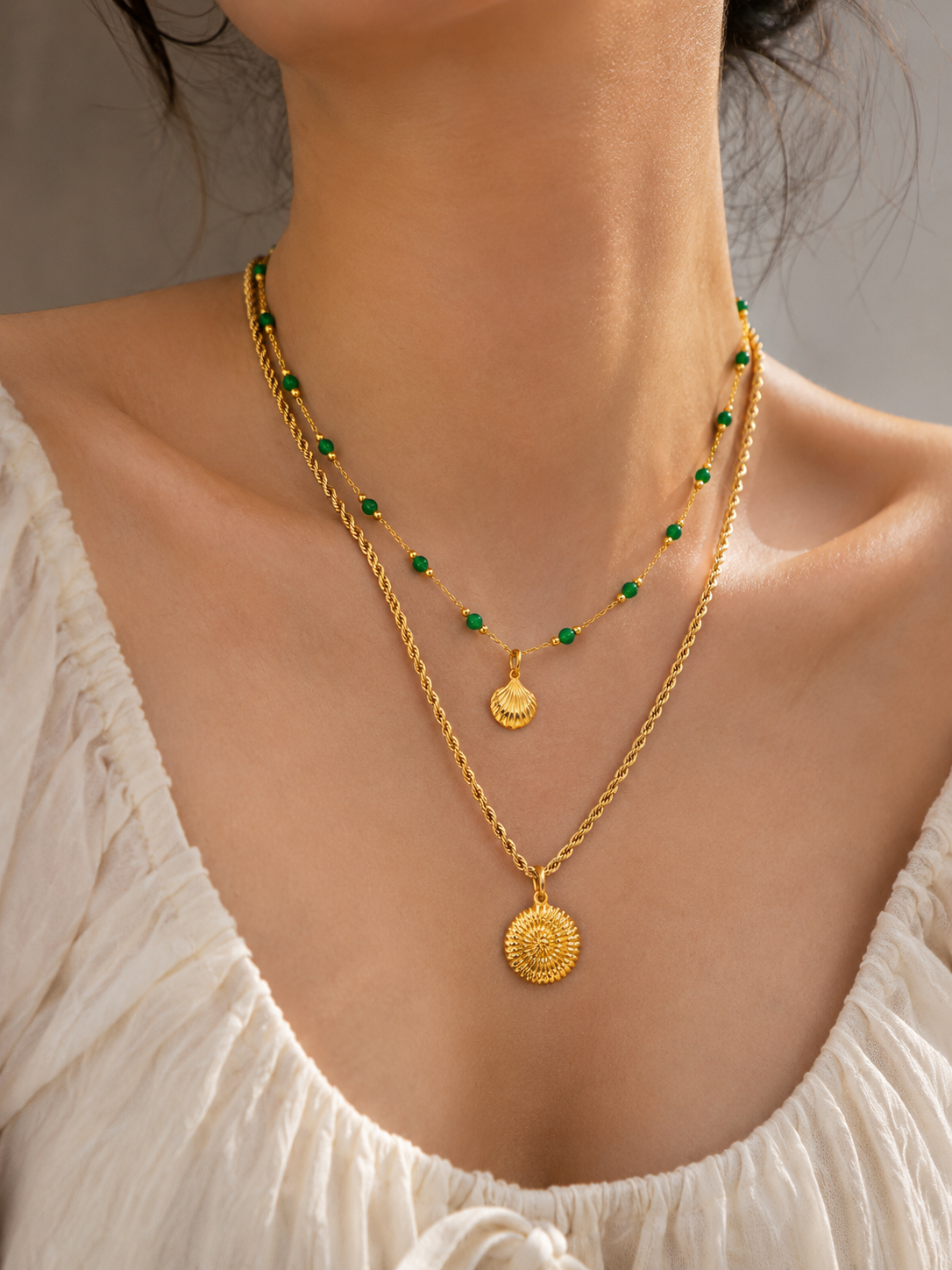 Shell Bloom Necklace