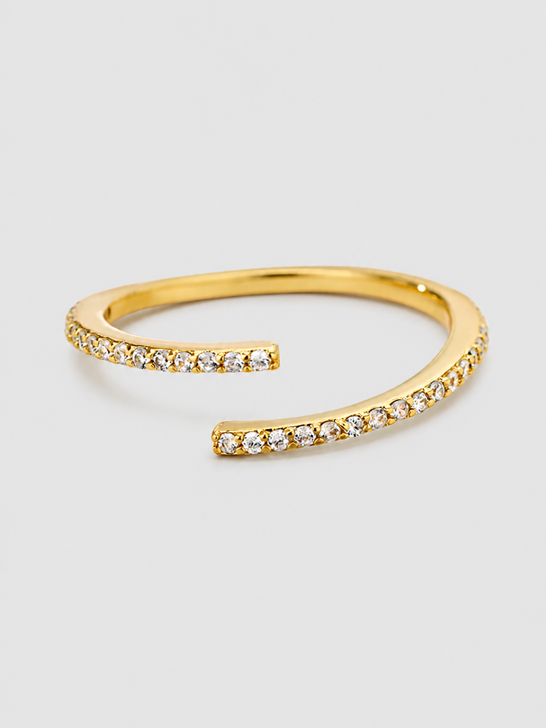 Crystal Open Ring