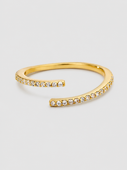 Crystal Open Ring