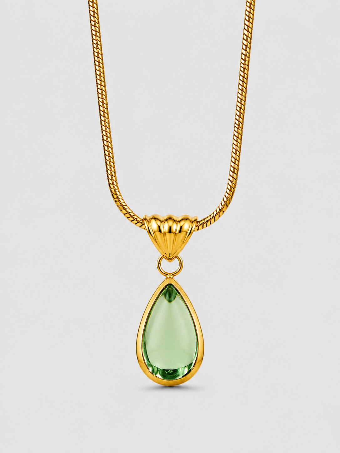 Emerald Drop Necklace