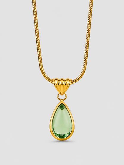 Emerald Drop Necklace