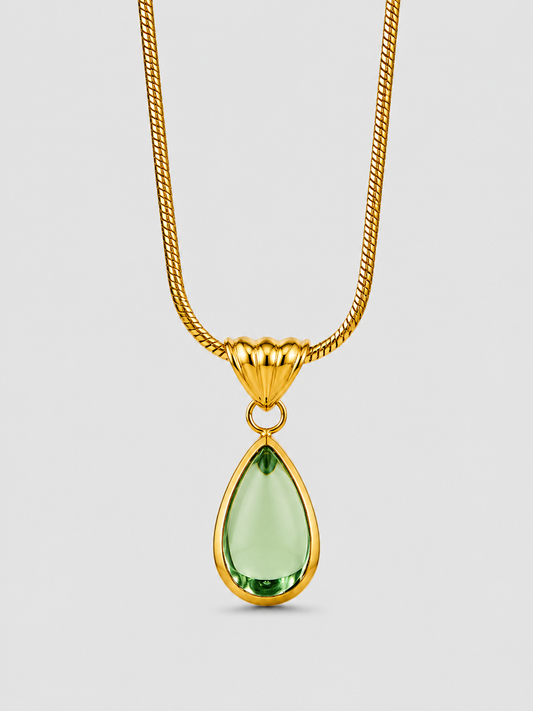 Emerald Drop Necklace