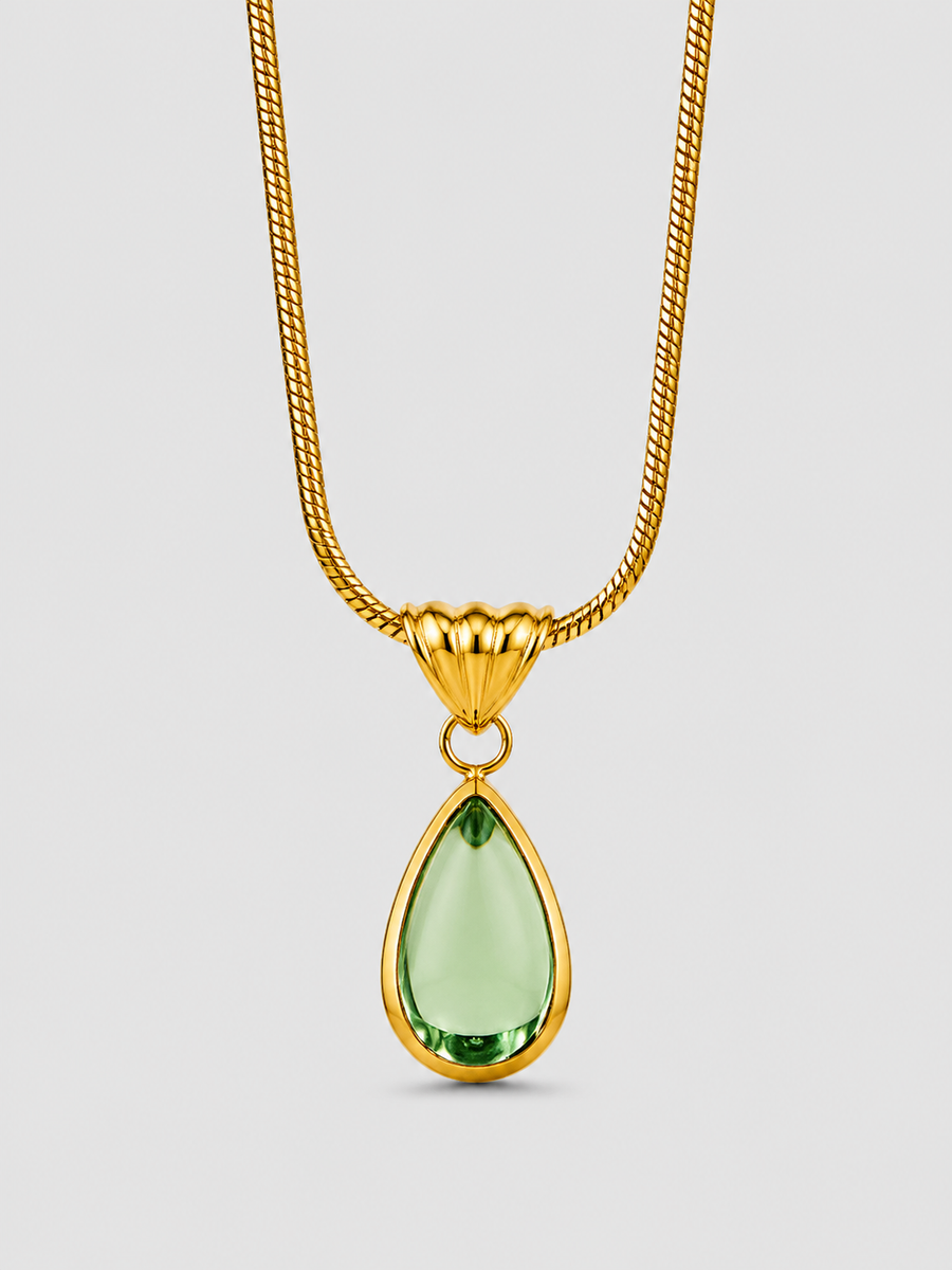 Emerald Drop Necklace