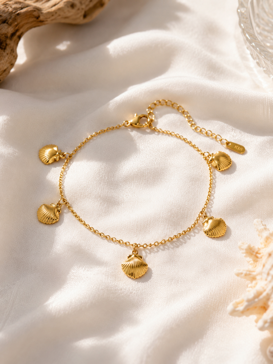 Shell Mermaid Anklet