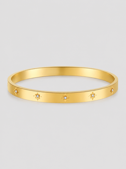Stardust Gold Bangle