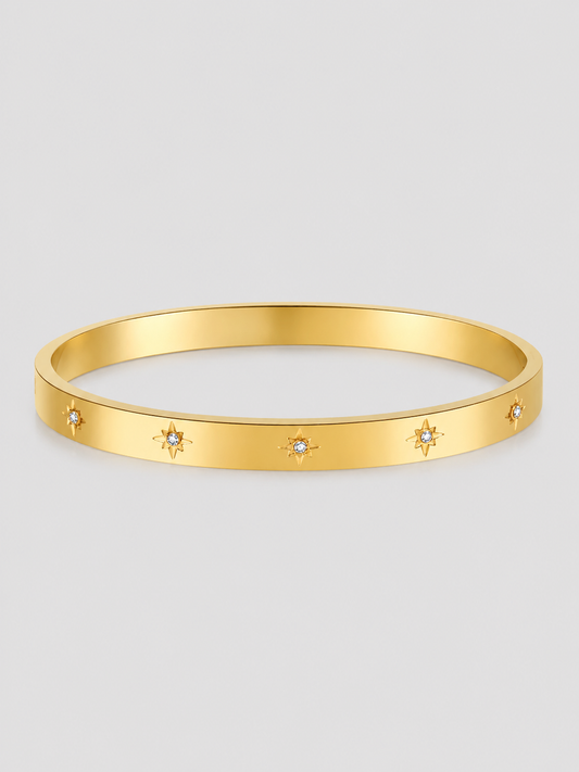 Stardust Gold Bangle
