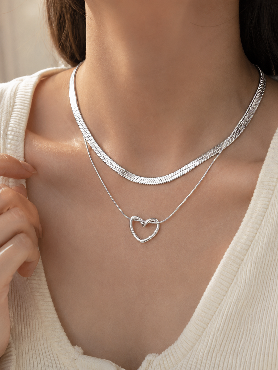 Darla Heart Necklace