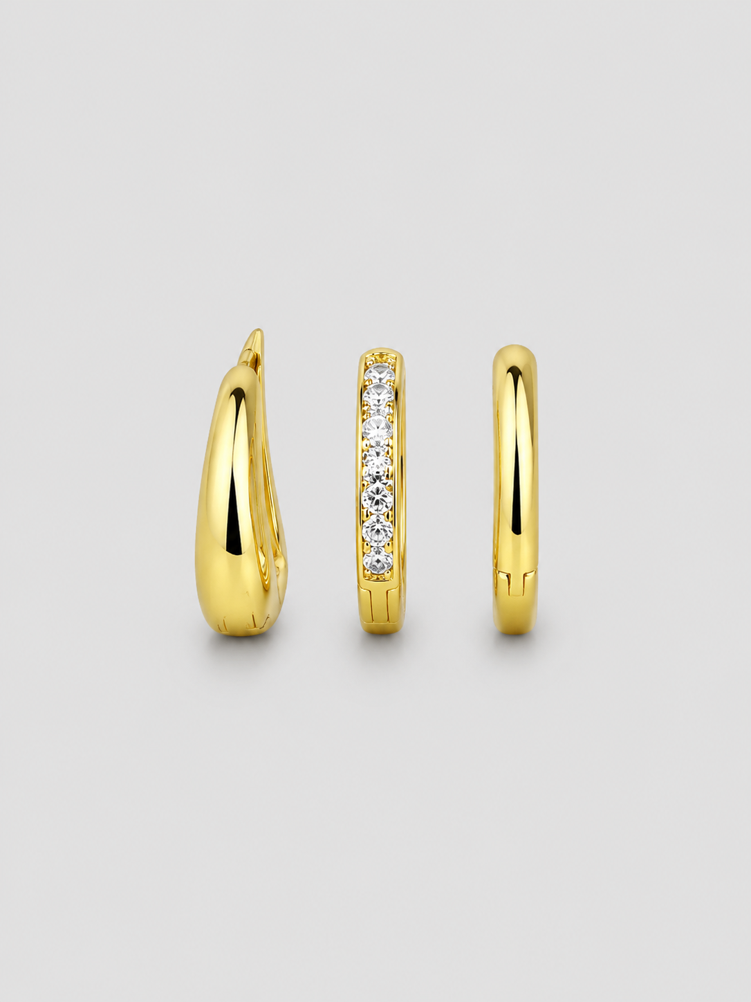 Trio Hoop Earrings