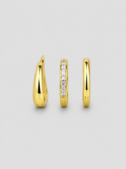 Trio Hoop Earrings