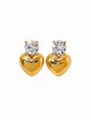 Loma Heart Studs