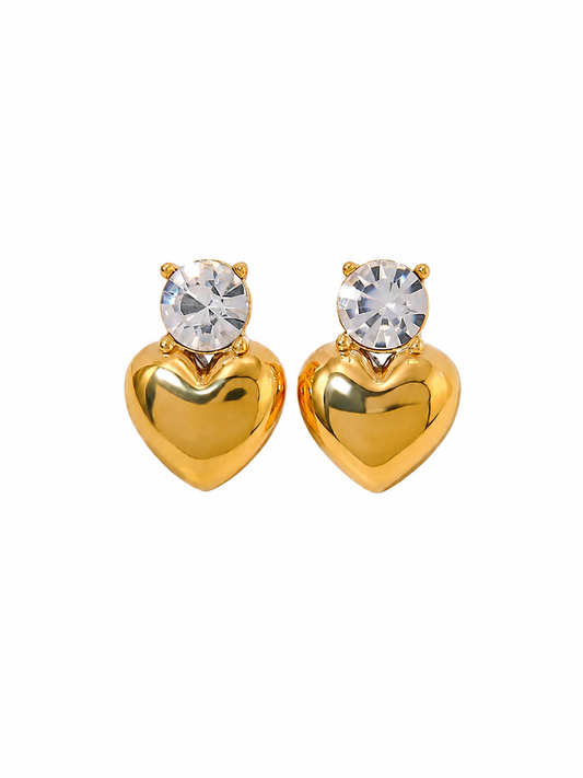 Loma Heart Studs