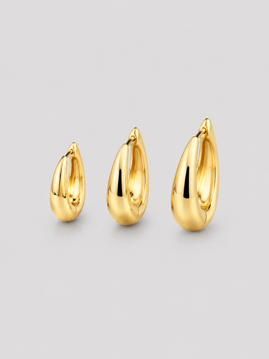 Minimal Gold Hoops