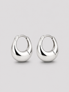 Silver Bubble Hoops