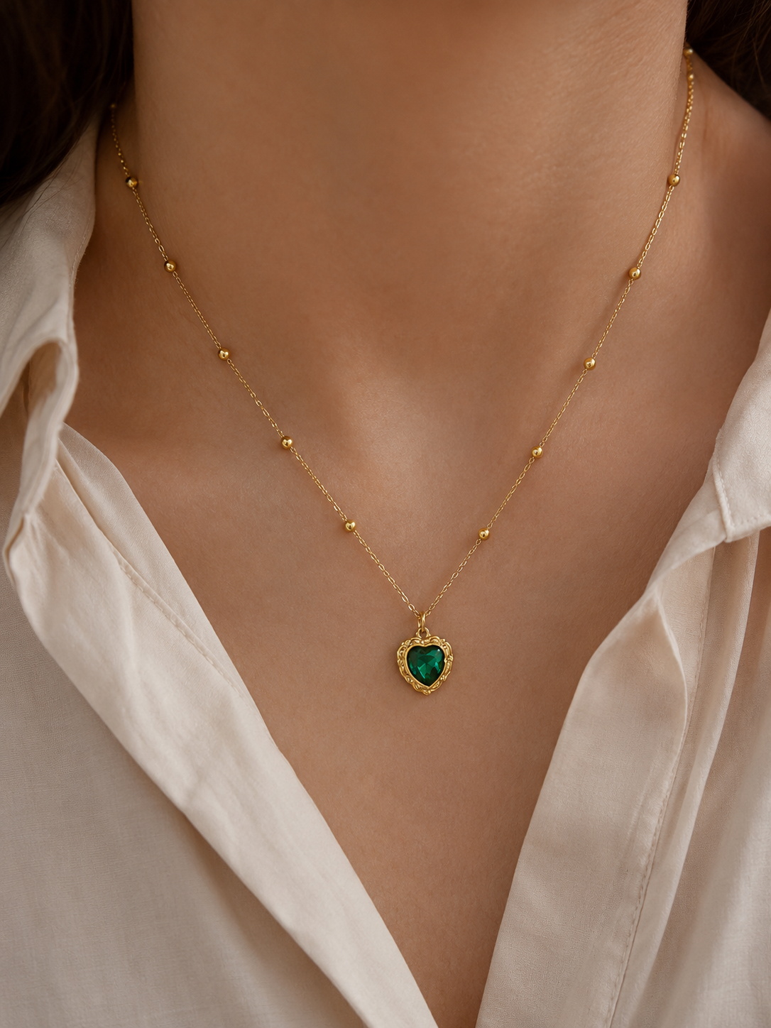 Zafira Heart Necklace