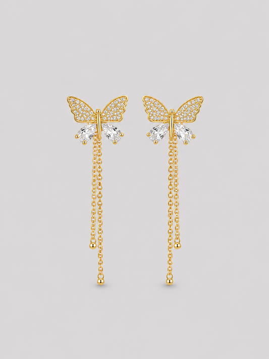 Butterfly Tassel Earring