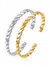Golden Twist Bangle