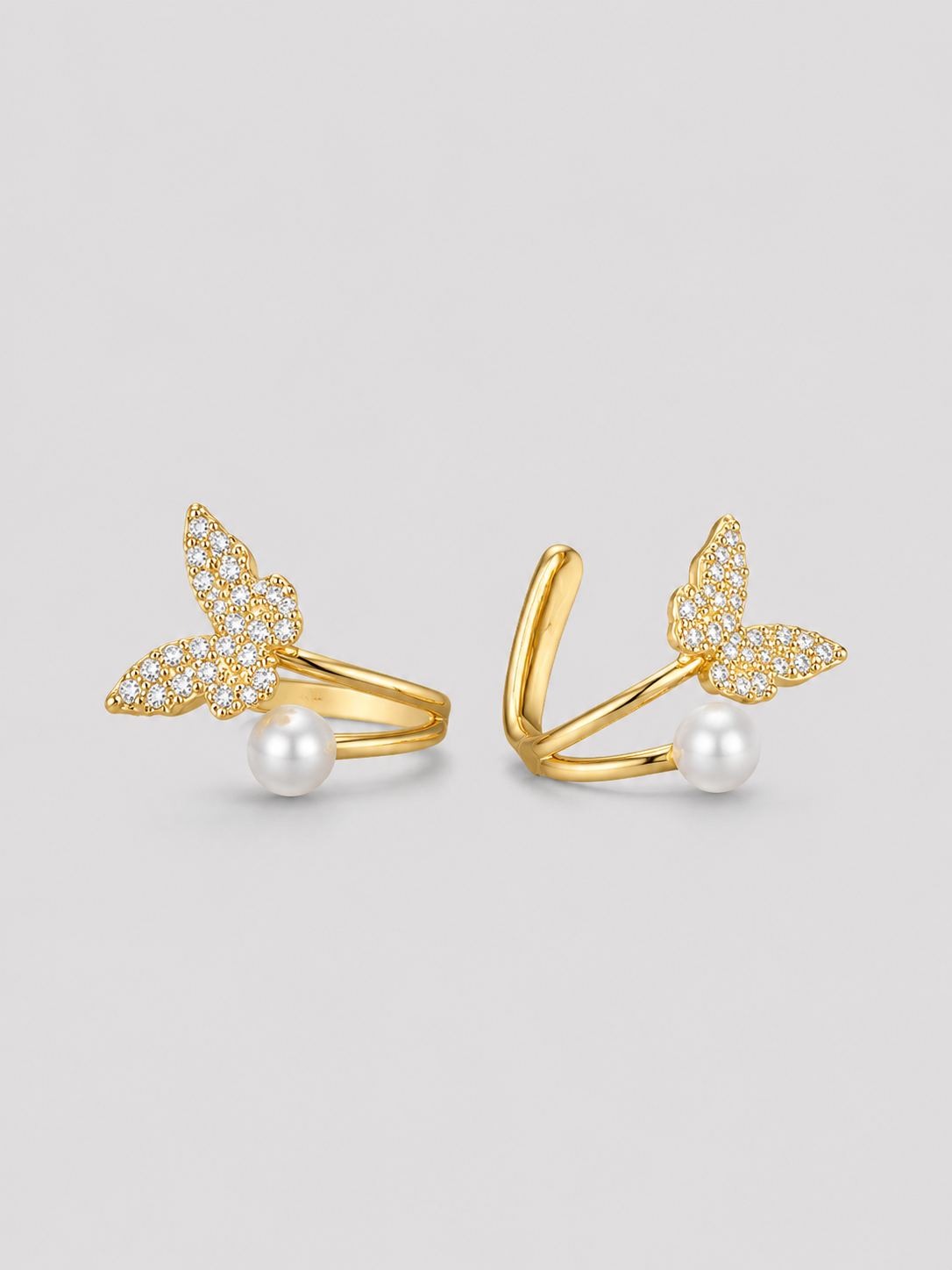 Pearl Butterfly Ring
