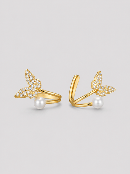 Pearl Butterfly Ring