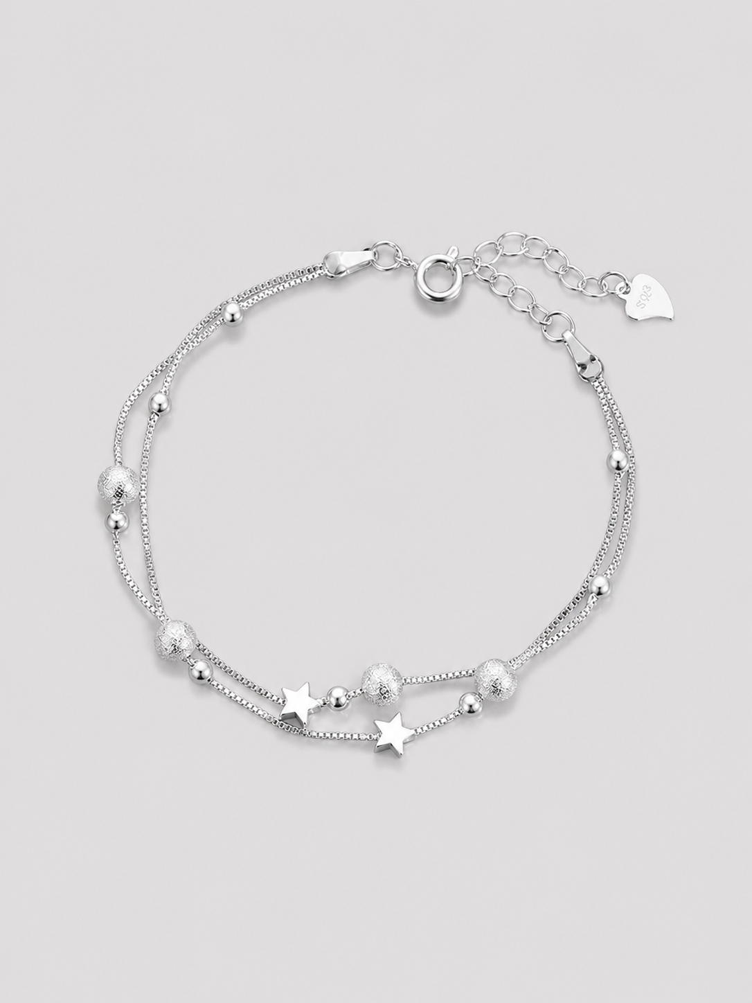Silver Star Bracelet