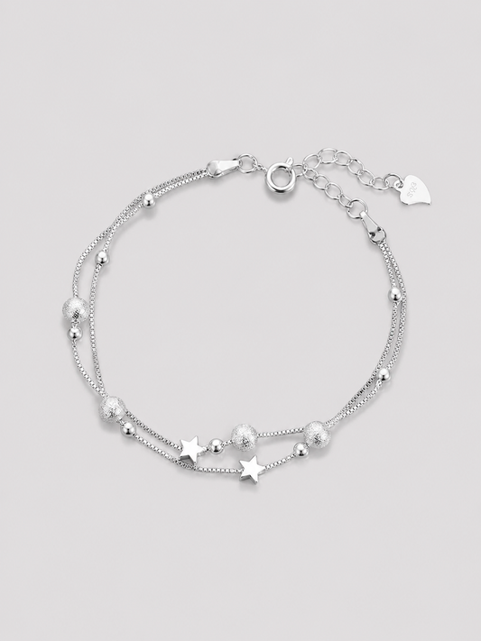 Silver Star Bracelet