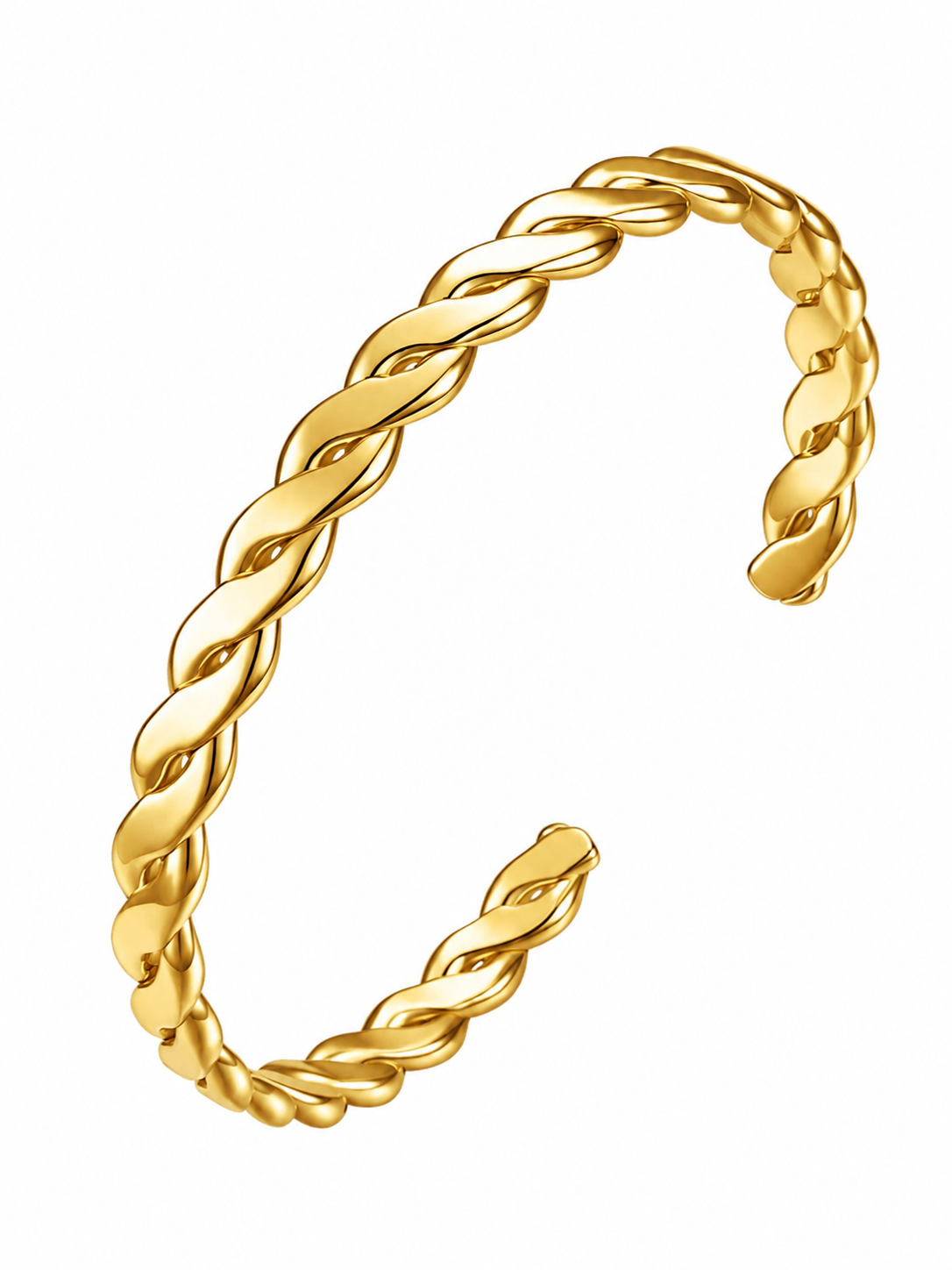 Golden Twist Bangle