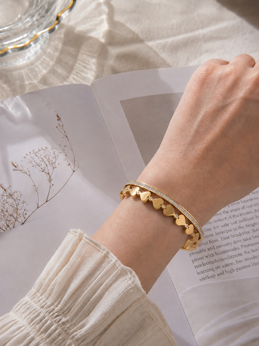 Twilight Clover Bangle