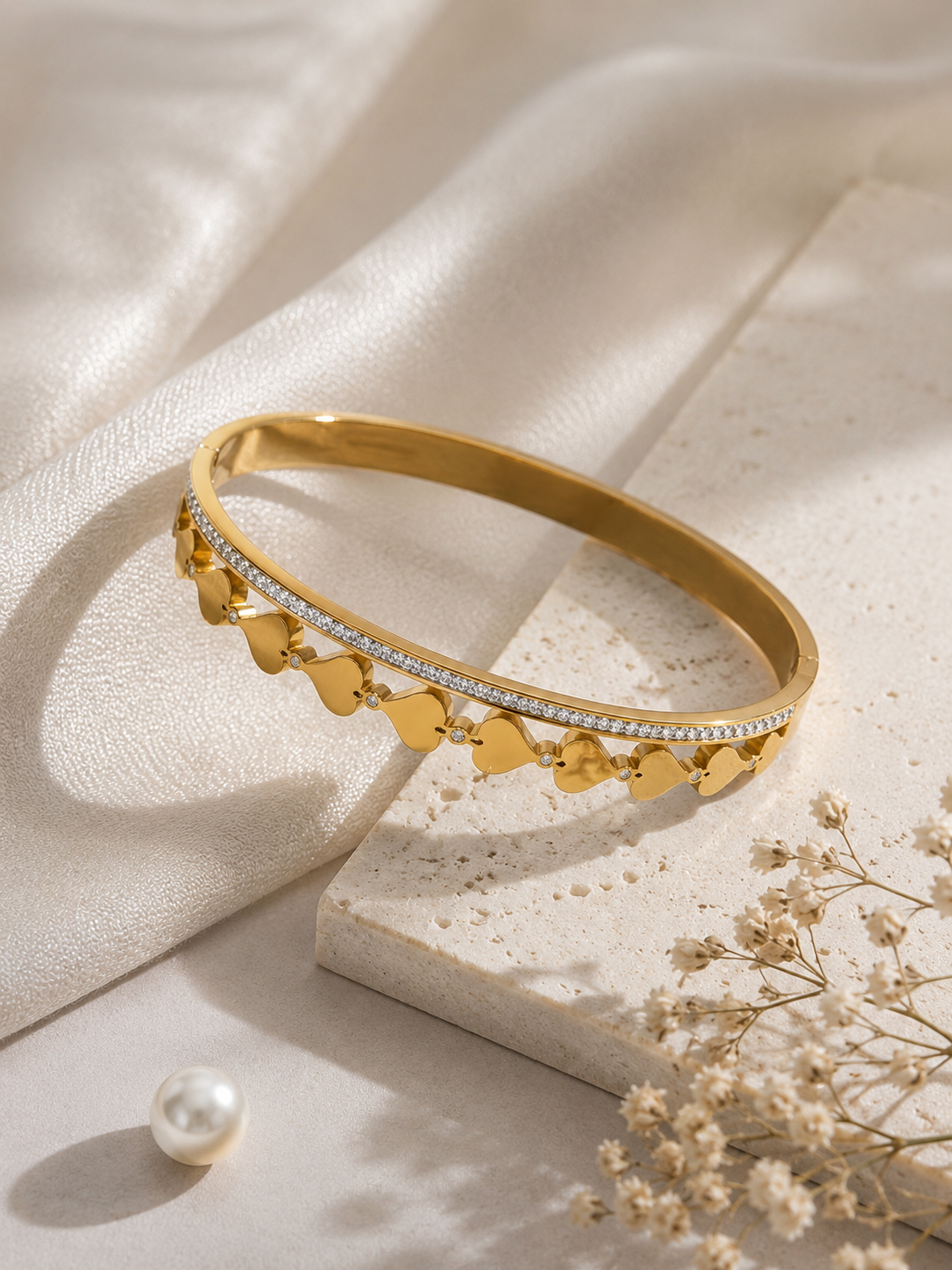 Twilight Clover Bangle