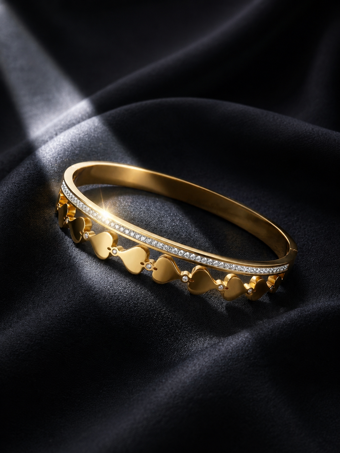Twilight Clover Bangle