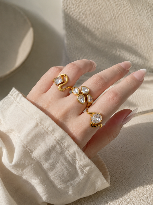 Lucie Crystal Ring