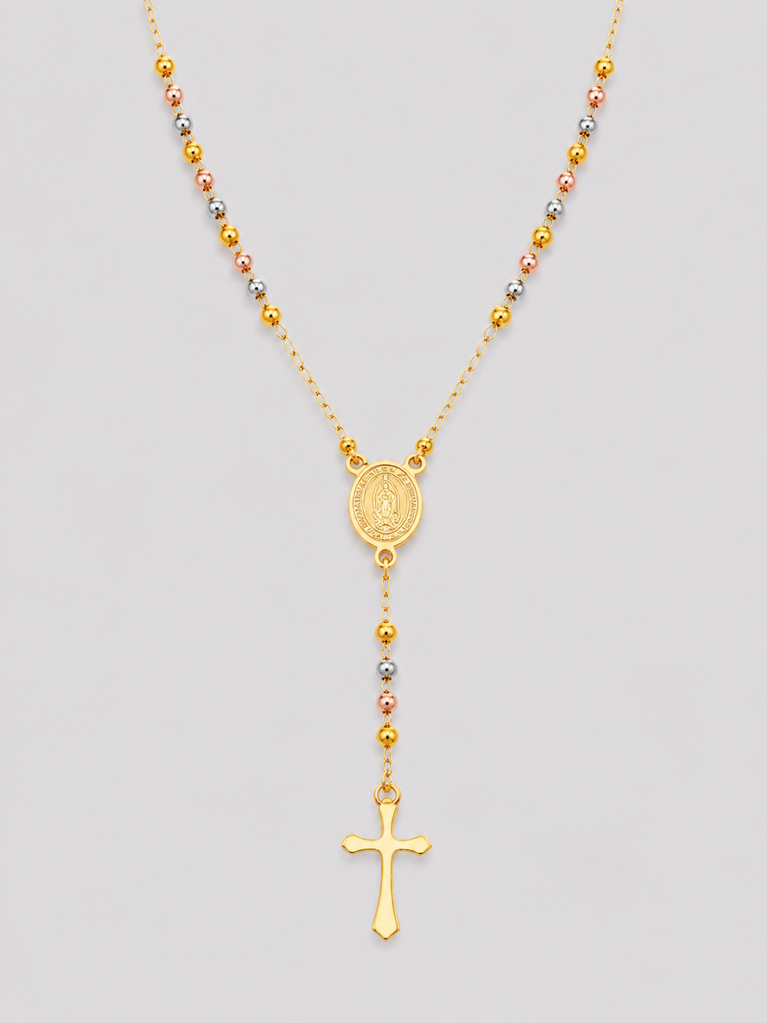 Rosary Cross Necklace