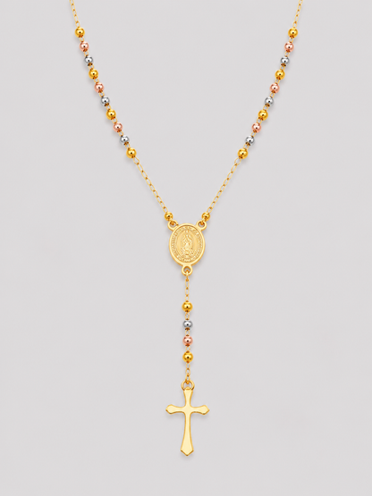 Rosary Cross Necklace