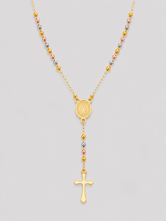 Rosary Cross Necklace