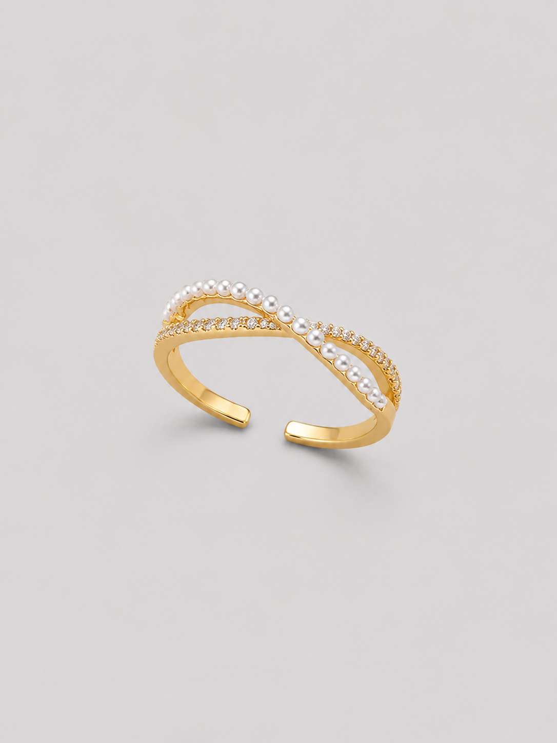 Pearl Twist Ring