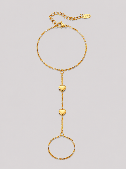 Golden Heart Handchain