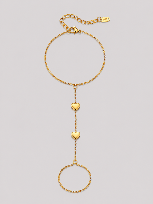 Golden Heart Handchain