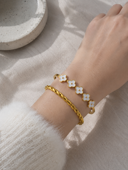Blossom Pearl Bangle